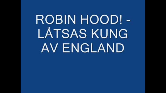 Tecknat Barn Svenska:Robin Hood (1973) DVDRIPPEN (Svenska) Musiktrailer (HD)