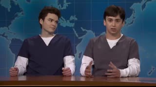 Weekend Update Two Guys Dressed as Doctors Share Last-Second Halloween Ideas - SNL