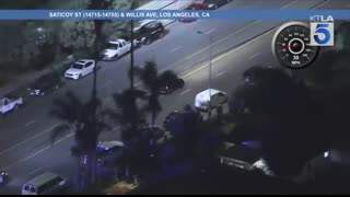 Police Chase LAPD in pursuit of allegedly stolen vehicle