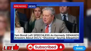 Pam Bondi Left SPEECHLESS As Kennedy DEMANDS Answers About DOJ’s “Shocking” Spying Allegations