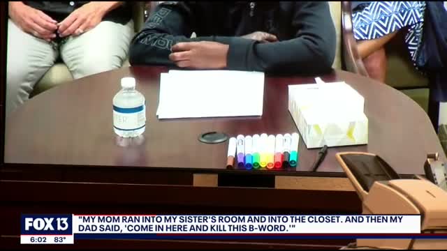 'You stabbed me,' boy tells father at double-murder trial