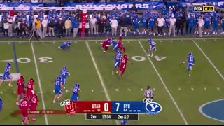 No. 23 Utah Utes vs. No. 15 BYU Cougars Highlights   FOX College Football