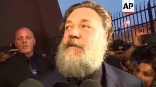 Russell Crowe attends 'Gladiator' screening at Rome's Colosseum, where it's shown with a live orches
