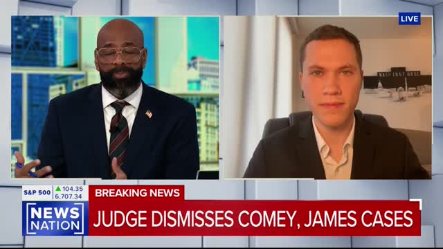 Judge DISMISSES DOJ Criminal Cases Against Trump Foes James Comey, Letitia James   NEWSNATION
