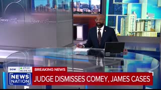 Judge DISMISSES DOJ Criminal Cases Against Trump Foes James Comey, Letitia James   NEWSNATION