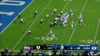 TCU Horned Frogs vs. BYU Cougars   Full Game Highlights   ESPN College Football