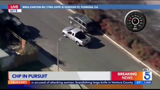 CHP pursuit ends with head-on crash