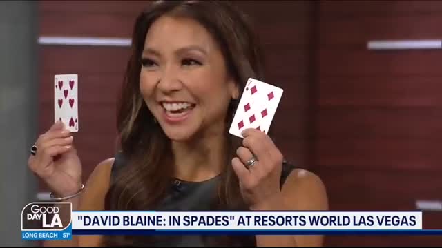 Illusionist David Blaine stuns the women of GDLA