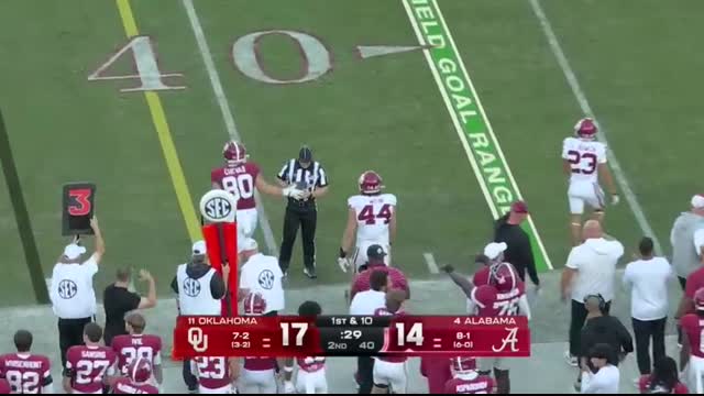 Oklahoma Sooners vs. Alabama Crimson Tide   Full Game Highlights   ESPN College Football