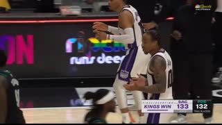 Russell Westbrook called for game costing foul after Avdija hit him with the ball