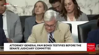 BREAKING NEWS Whitehouse And Bondi Have Brutal Confrontation As He Asks About Epstein, Trump