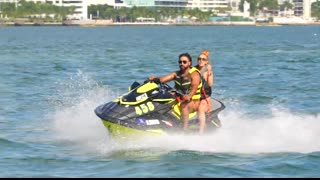 MIAMI HALLOWEEN RIDEOUT! ??   MIAMI JET SKI   DRONEVIEWHD