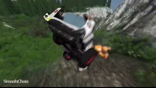 Cliff Drops #22 - BeamNG DRIVE   SmashChan