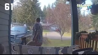 Hilarious Porch Slips and CCTV Fails ?