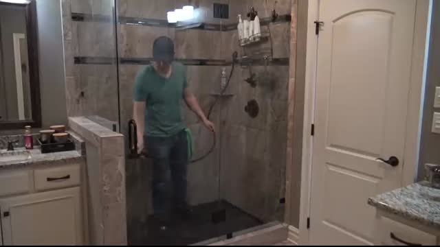 How to Clean Glass Shower Doors and Remove Hard Water Stains!