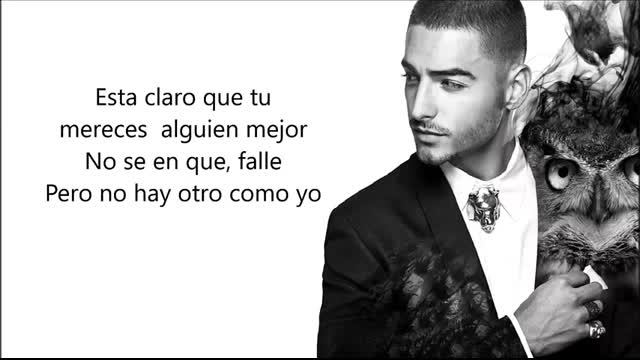 Maluma - El Perdedor (Video con letra lyrics-Activar Subtítulos ) Official Reggaeton