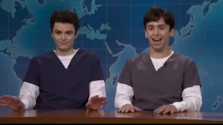 Weekend Update Two Guys Dressed as Doctors Share Last-Second Halloween Ideas - SNL