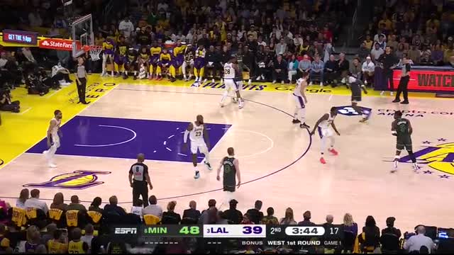 #6 TIMBERWOLVES at #3 LAKERS   FULL GAME 1 HIGHLIGHTS   April 19, 2025