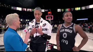 A'ja Wilson & Jackie Young react to combining for 60 PTS in Game 2 of the WNBA Finals   WNBA on ESPN