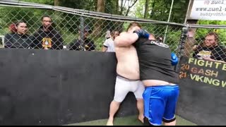 The most Bizarre and crazy backyard fight you will see