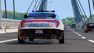 COLOSSAL CHASE │ Epic Highway Police Chase - BeamNG.Drive