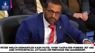 YOU USED TAX MONEY FOR THIS!’ – Sen. Welch DESTROYS Kash Patel LIVE”