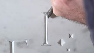 STONE TALK   How to Carve Letters in Stone   Stone Carving Tutorial