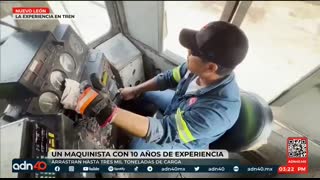Así se vive el estrés por ser maquinista de tren ante el riesgo de un accidente en México