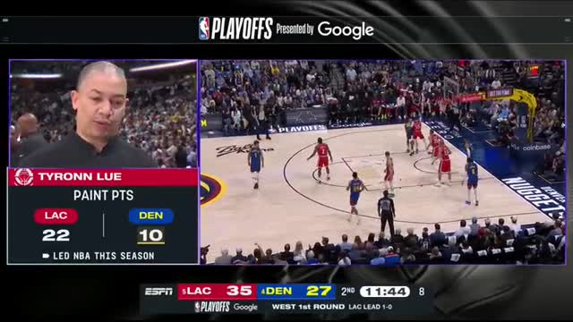 #5 CLIPPERS at #4 NUGGETS   FULL GAME 1 HIGHLIGHTS   April 19, 2025