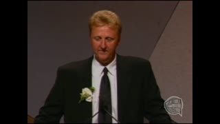 Larry J. Bird's Basketball Hall of Fame Enshrinement Speech