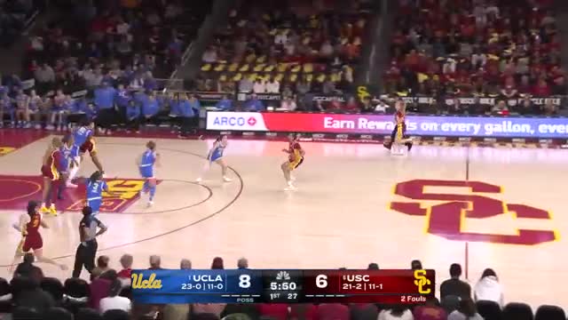 USC vs. UCLA ｜ HIGHLIGHTS ｜ Big Ten Women's Basketball ｜ 2⧸13⧸25