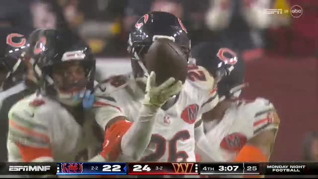 CRUCIAL TURNOVER LEADS TO WALK-OFF FG Chicago Bears vs Washington Commanders Week 6