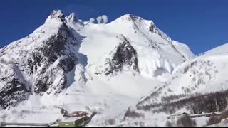 World's Biggest #Avalanche - 2 contrasting views