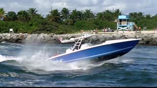 BOATS CROSS THE MOST DANGEROUS INLET IN FLORIDA !!   Boats at Haulover Inlet