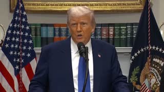 Trump verbally sparring with reporter on accepting a jumbo jet as a gift