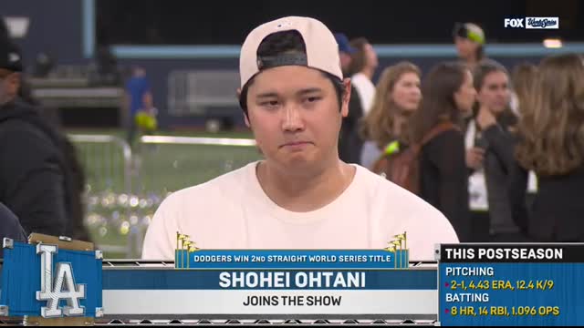 Shohei Ohtani on Winning World Series & Dodgers' Yamamoto 'He is the Number 1 Pitcher in the World'
