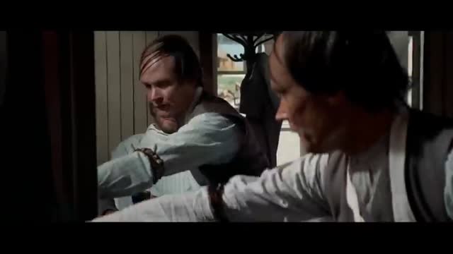 High Plains Drifter   The Stranger's Iconic Barber Shop Showdown (Clint Eastwood)