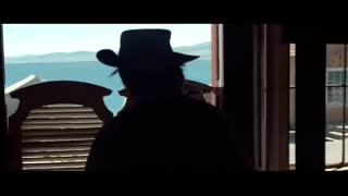 High Plains Drifter   The Stranger's Iconic Barber Shop Showdown (Clint Eastwood)