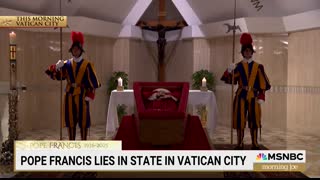 Pope Francis lies in state in Vatican City