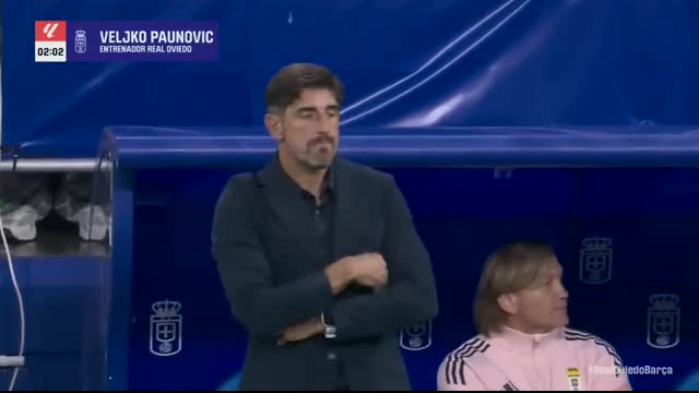 BARCELONA SE RECUPERÓ y remontó 3-1 vs REAL OVIEDO. Goles de Lewandowski, Araújo y García   La Liga