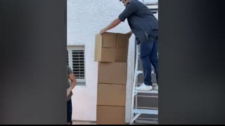 Stranger tries to Knock Magician Down… but Can't