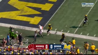 Wisconsin Badgers vs. No. 20 Michigan Wolverines Highlights   FOX College Football