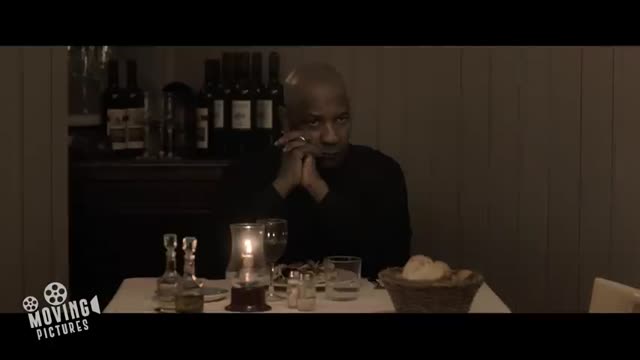 Robert Eliminates Uninvited Dinner Guest    Equalizer 3 (Denzel Washington, Andrea Scarduzio)