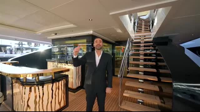 Touring the CRAZIEST MegaYacht in The WORLD With a 2 Story Pool!
