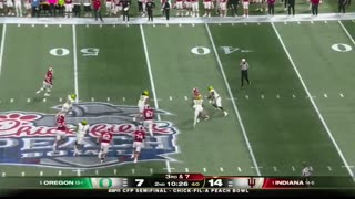 Peach Bowl Oregon Ducks vs. Indiana Hoosiers   Full Game Highlights   ESPN College Football