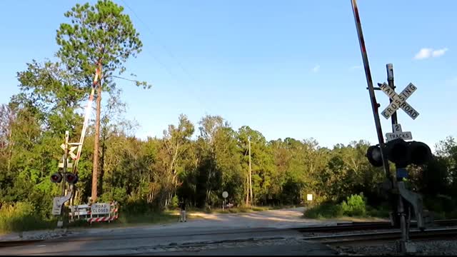 Trains Go Over Railroad Crossing Potholes From Hell Part Two