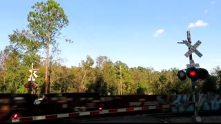 Trains Go Over Railroad Crossing Potholes From Hell Part Two