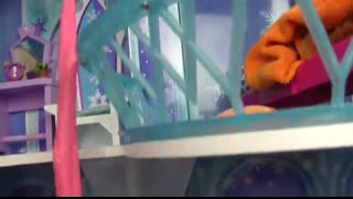 SLIME Joke in ELSA's Ice Palace !  Anna & Elsa toddlers - Prank - Fun