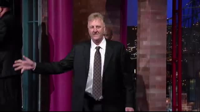 Fan Request Magic Johnson & Larry Bird   Letterman