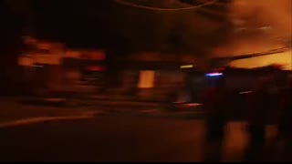 GIGANTIC Fire After Fuel Tanker Crashes Into Gas Station   Nightwatch   A&E